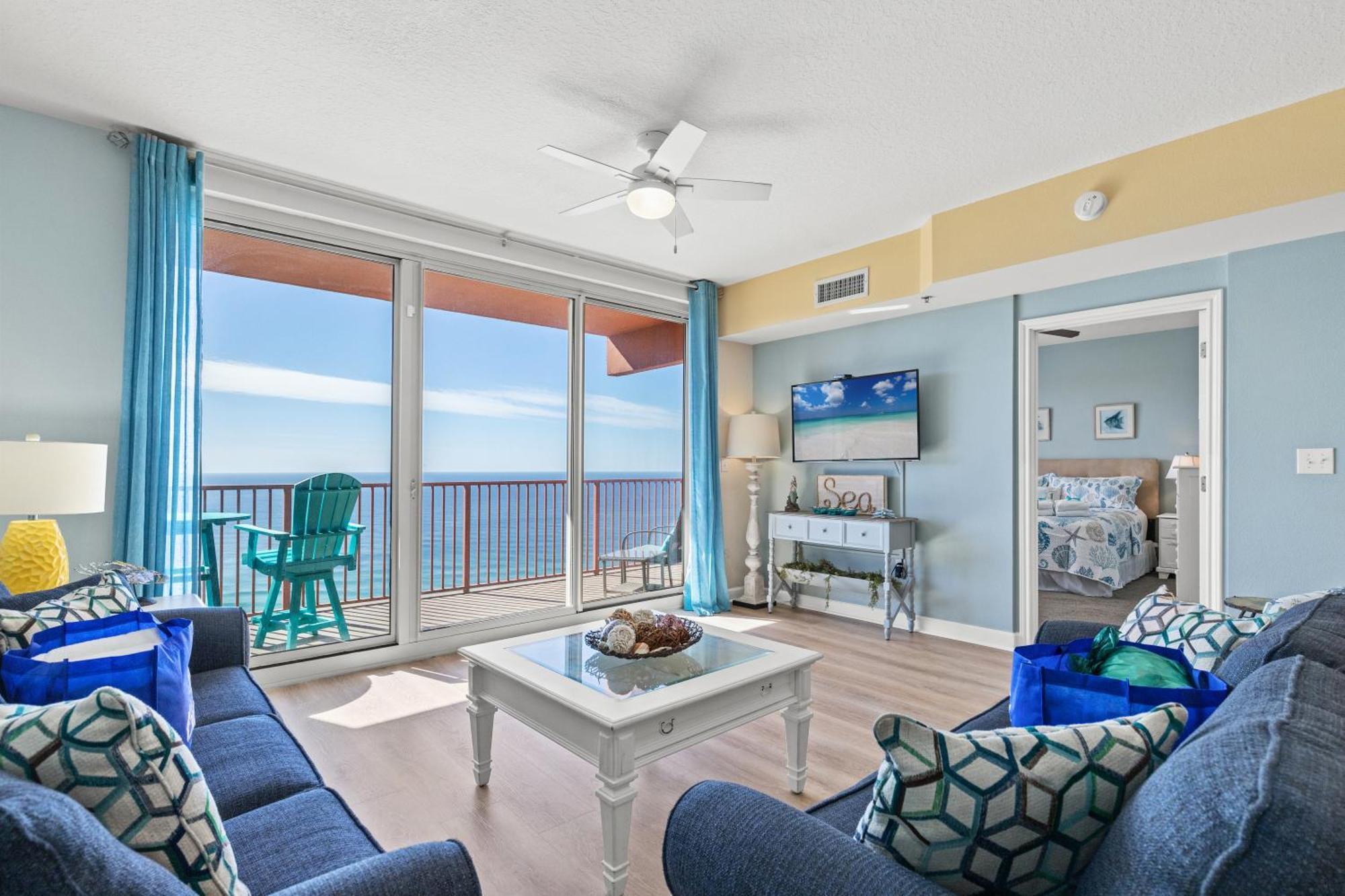 Penthouse With Beautiful Beach Views! 1 Bedroom, 2 Bathroom Penthouse! ปานามาซิตี้บีช ภายนอก รูปภาพ